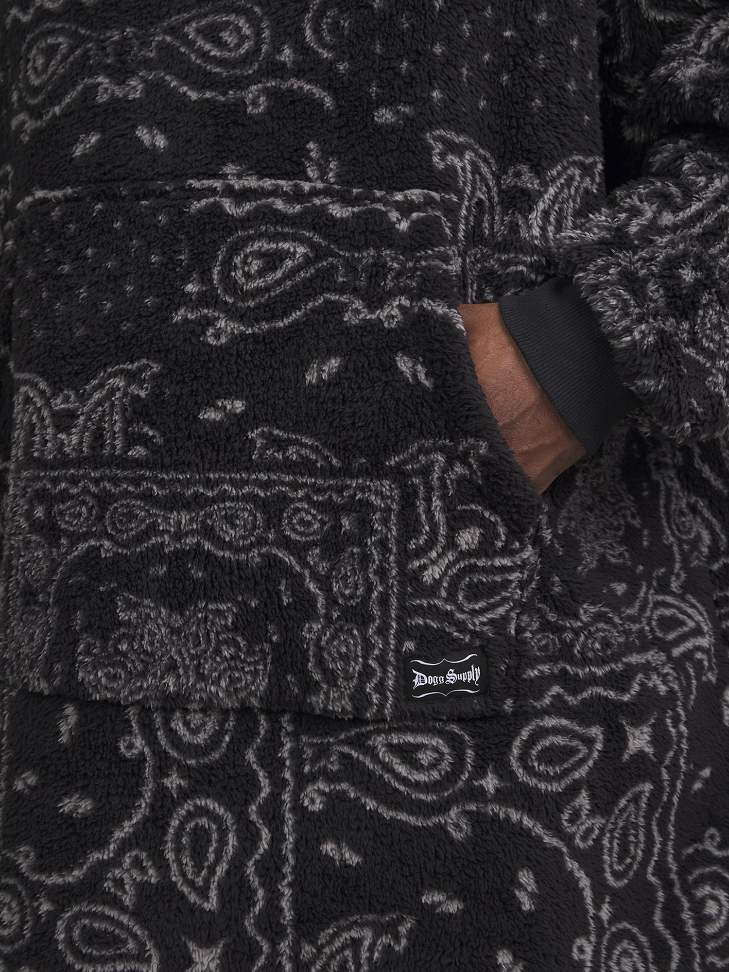 Dogg Supply by Snoop Dogg Men’s Lounge Blanket Hoodie with Kangaroo Pocket
