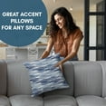 thumbnail image 6 of Americanflat 20"x20" Abstract Blurred Throw Pillow with Premium Polyester - Blue, 6 of 8