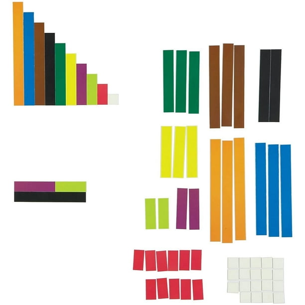 Learning Resources Magnetic Cuisenaire Rods Walmart