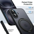 thumbnail image 5 of JETech 360 Degree Rotatable Ring Case for iPhone 17 6.3-Inch with Camera Control Button, Compatible with MagSafe Phone Cover (Black), 5 of 7