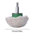 thumbnail image 5 of New 3'' Cotton Dome Polishing Buffing Wheel Polish Drill 1/4'' Shank Brush, 5 of 11
