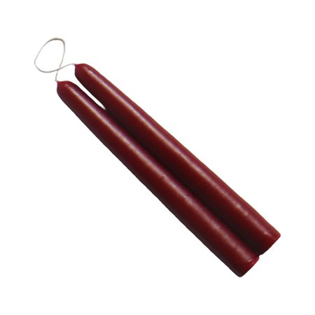 Mole Hollow 2Pack Mole Hollow Taper Pair (Burgundy Red) - - 6 Inch
