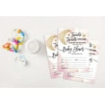 thumbnail image 4 of Inkdotpot 30Gender Reveal Baby Shower Invitation Cards Twinkle Twinkle Little Star Fill In Blank Invites, 4 of 7