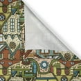 thumbnail image 4 of Ambesonne Retro Valance Pack of 2, Old City Colorful Town, 54"X12", Multicolor, 4 of 5