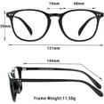 thumbnail image 3 of LifeArt Blue Light Blocking Glasses, Anti Eyestrain, Computer Reading Glasses, Gaming Glasses, TV Glasses for Women Men, Anti Glare (Black, +0.75 Magnification), 3 of 9