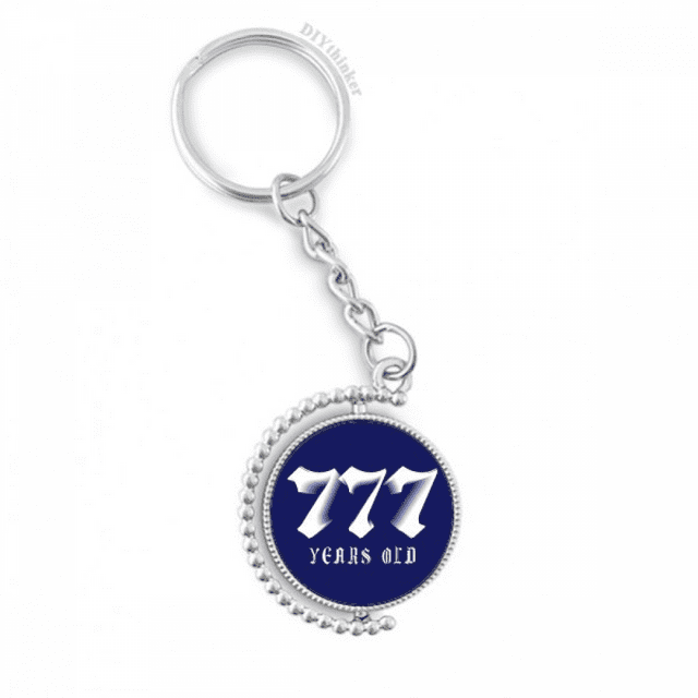 seven hundred year old vitality rotatable keyholder disc accessories chain clip