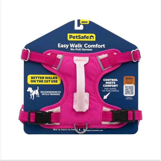 Arnés para perro PetSafe Easy Walk Comfort antitirones rosa M/L