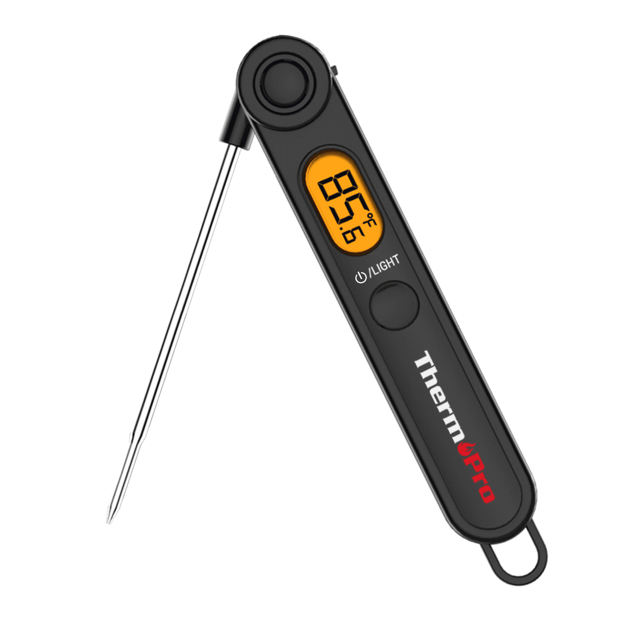 ThermoPro TP03BW Digital Instant Read Meat Thermometer Food Candy Cooking Kitchen with Magnet and Backlight for Oil Deep Fry Smoker Grill BBQ