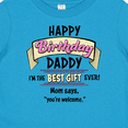 thumbnail image 4 of Inktastic Happy Birthday, Daddy Best Ever in Pink Boys or Girls Baby T-Shirt, 4 of 5