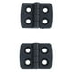 thumbnail image 2 of 100Pcs Reforzado Negro Plastico Puerta Bisagras de 40mm x 30mm, 2 of 5