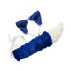 thumbnail image 2 of Juego de orejas y Cola larga Yuyangstore de piel sintética para Carnaval festivo Mardi Azul, 2 of 8