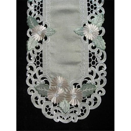 

H8852 Fleur Latte Oblong Table Cloth 68 x 90 in.