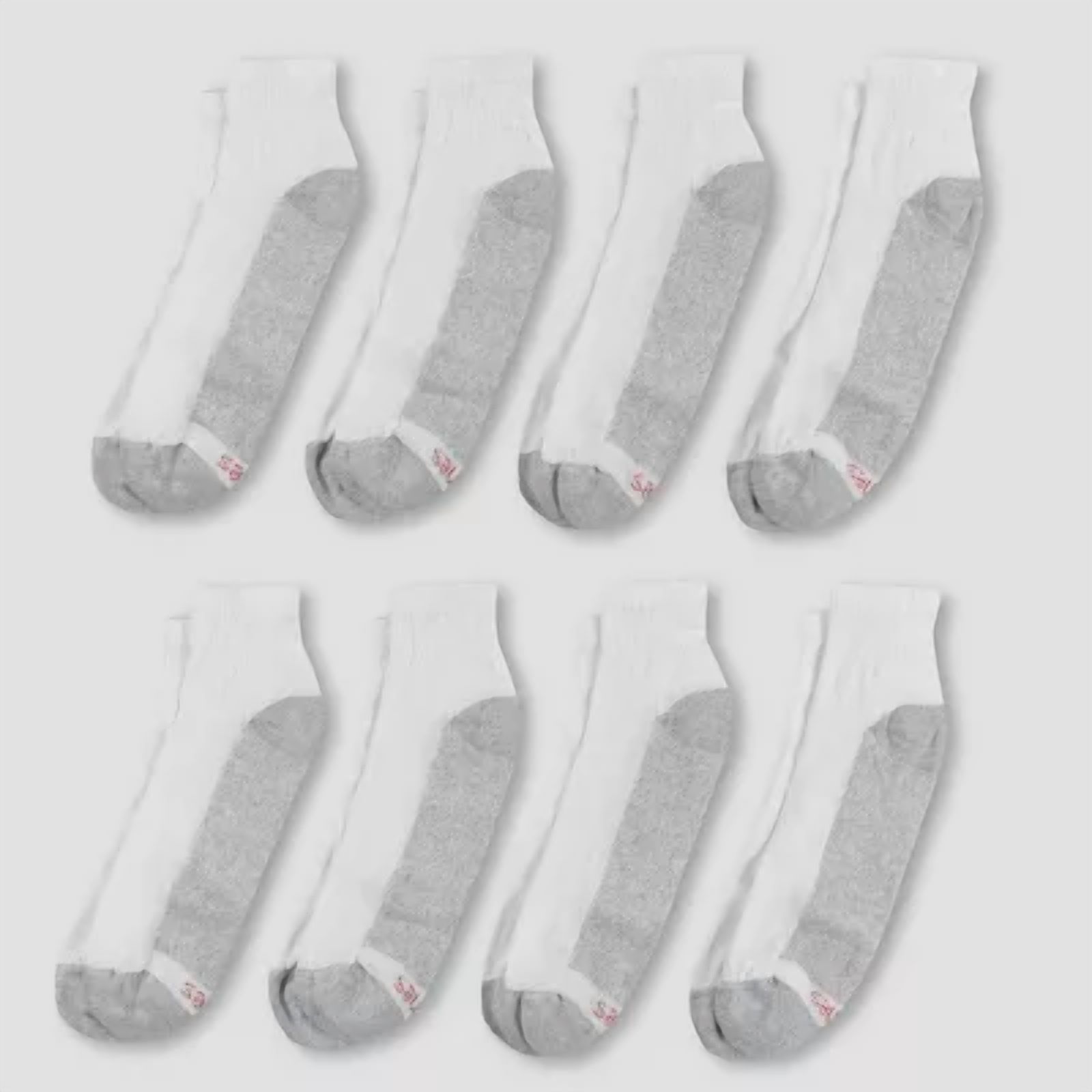 Hanes Men's 8pk Ankle Socks with FreshIQ - 6-12