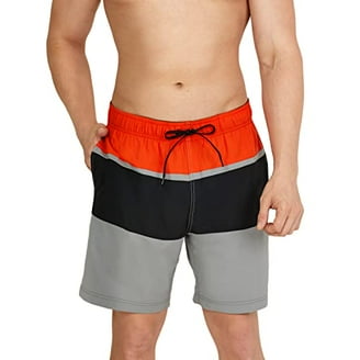 SPEEDO Mens Gray Drawstring Stretch Lined Loose Fit Athletic