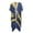 Barbados Flag, variant on Polyester Women's Kimono Cardigan Cover Up for Resort Loose Comfortable Tropical Star