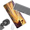 thumbnail image 5 of WISHTIME Desk Pad Protector, Mouse Pad, Office Desk Mat, Non-Slip Rubber Desk Blotter, Laptop Desk Pad, Waterproof Desk Writing Pad for Office and Home (31.5" x 11.8" x 0.08)Dusk, 5 of 8