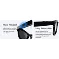 thumbnail image 3 of Smart Glasses Built-in Chat GPT, 5MP Camera,AI Translation 26 Languages, Assistant and Voice Control, WiFi 4.0,Bluetooth 5.3, Anti Blue-Light Intelligent Glasses, 3 of 7