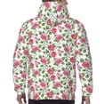 thumbnail image 7 of Rateoe Flower Pattern Mens Hoodie, Pullover Hooded Sweatshirt, Kangaroo Pocket Hoodie Ideal for Daily Wear, Travel and Home-XX-Large, 7 of 7