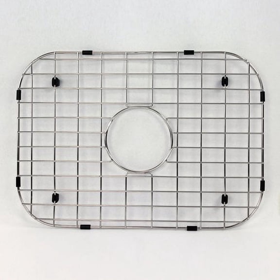 Transolid 13.78-in x 18.66-in Center Drain Stainless Steel Sink Grid
