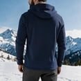thumbnail image 5 of Jackets for Men Comfy Asymmetric Zip Hooded Long Sleeve Slim Fit Outdoor Jacket, 5 of 6