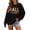 Black, variant on Womens Sweatshirt Crew Neck Halloween Fall Leaves Letter Graphic Pullover Cottagecore Autumn Holiday Top Fall Winter Oversized Sweatshirts Yellow XL