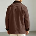 thumbnail image 7 of Rvwovn Barn Jacket for Men, Button Down Vintage Casual Work Jakcet with Patch Pockets, Spring Fall Outdoor Wear, 7 of 7