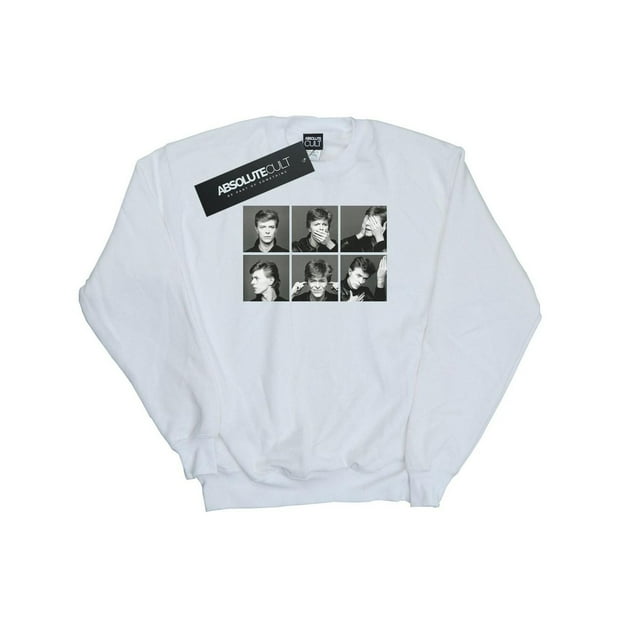 David Bowie Womens Photo Collage Sweatshirt