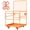 45"x43" Round, variant on 45" x 43" Forklift Safety Cage, 2200 LBS Heavy Duty Forklift Man Basket with Guardrails, Safety Harness & Wheels, Foldable Aerial Work Platform for Warehouse, Construction, Maintenance, Loader Liftin
