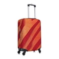 thumbnail image 4 of Multi-Size Suitcase Protective Cover Full Range Double Stitching Invisible Zipper For Travel Business Orangered Stripe_3 Large, 4 of 8