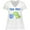 AA-White, variant on Inktastic Tea Rex Cute Green Dinosaur Pun Women's Plus Size V-Neck T-Shirt