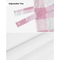 thumbnail image 7 of Fsddascl Pink Plaid Tie Up Valance Curtains for Windows, Kitchen Curtains Window Treatments, Spring Farmhouse Buffalo Checkered Short Window Shades Valances for Bedroom Bathroom Cafe 42"x18", 7 of 7