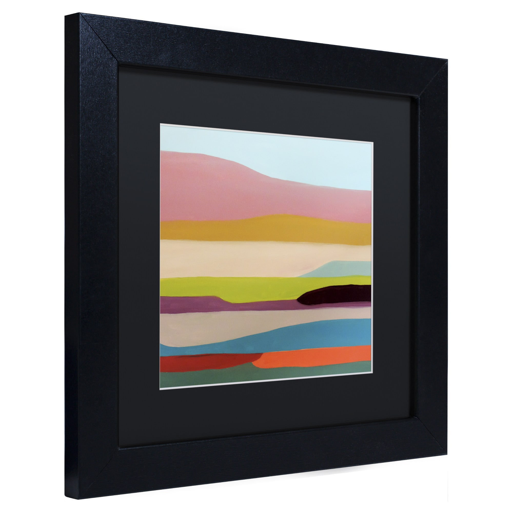 Sylvie Demers 'Alto' Black Matted Framed Art