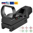 thumbnail image 2 of Hot 20mm Rail Riflescope Caza Óptica Holográfica Punto rojo Vista Reflex 4 Retícula Alcance táctico Colimador Vista Tan Jianjun unisex, 2 of 2