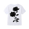 thumbnail image 4 of Tisuna Boys Summer T Shirts Kids Short Sleeve Crew Neck Floral Tops Regular Fit Street Daily Wear Tees For Toddler And Tweens 2-13 Years, 4 of 5