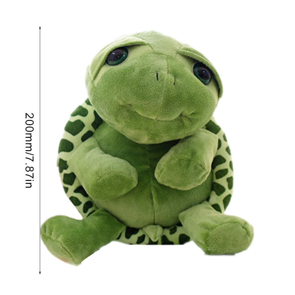 Tortoise Plush Toy Turtle Doll Animal Stuffed Big Eye Colorful Birthday Gift Toy 