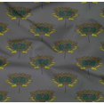 thumbnail image 4 of oneOone Organic Cotton Poplin Twill Fabric Lotus Block Print Fabric BTY 42 Inch Wide, 4 of 4