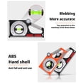 thumbnail image 4 of Engineering Inclinometer, Portable Universal Slope Measuring Ruler Multifunction Angle Meter Gauge, Scale Rotary Pitch Finder with Level Vial for Household Industrial Use, 4 of 7