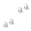 thumbnail image 4 of Soportes de gancho de poste de pared Cateissary 2 piezas funcional blanco, 4 of 6