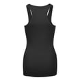 thumbnail image 2 of TheLovely Women's Ribbed Knit Racerback Cotton Active Tank Top, 2 of 2