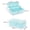 Blue, variant on 3-Layer Plastic Dividing Storage Box Craft Organizer and Storage