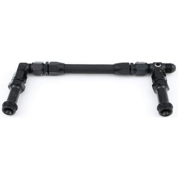#6 Fuel Line Kit 7/8-20 Dual Inlet 4150 Black