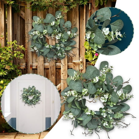 

Simulation Leaf Wreath Artificial Garland Hanging Pendants Wedding Decoration