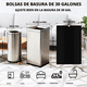 thumbnail image 2 of Bolsa de basura negra duradera de 30 galones 2 volúmenes de bolsas de basura 30PCS para uso doméstico, comercial, basura de patio y a granel., 2 of 6
