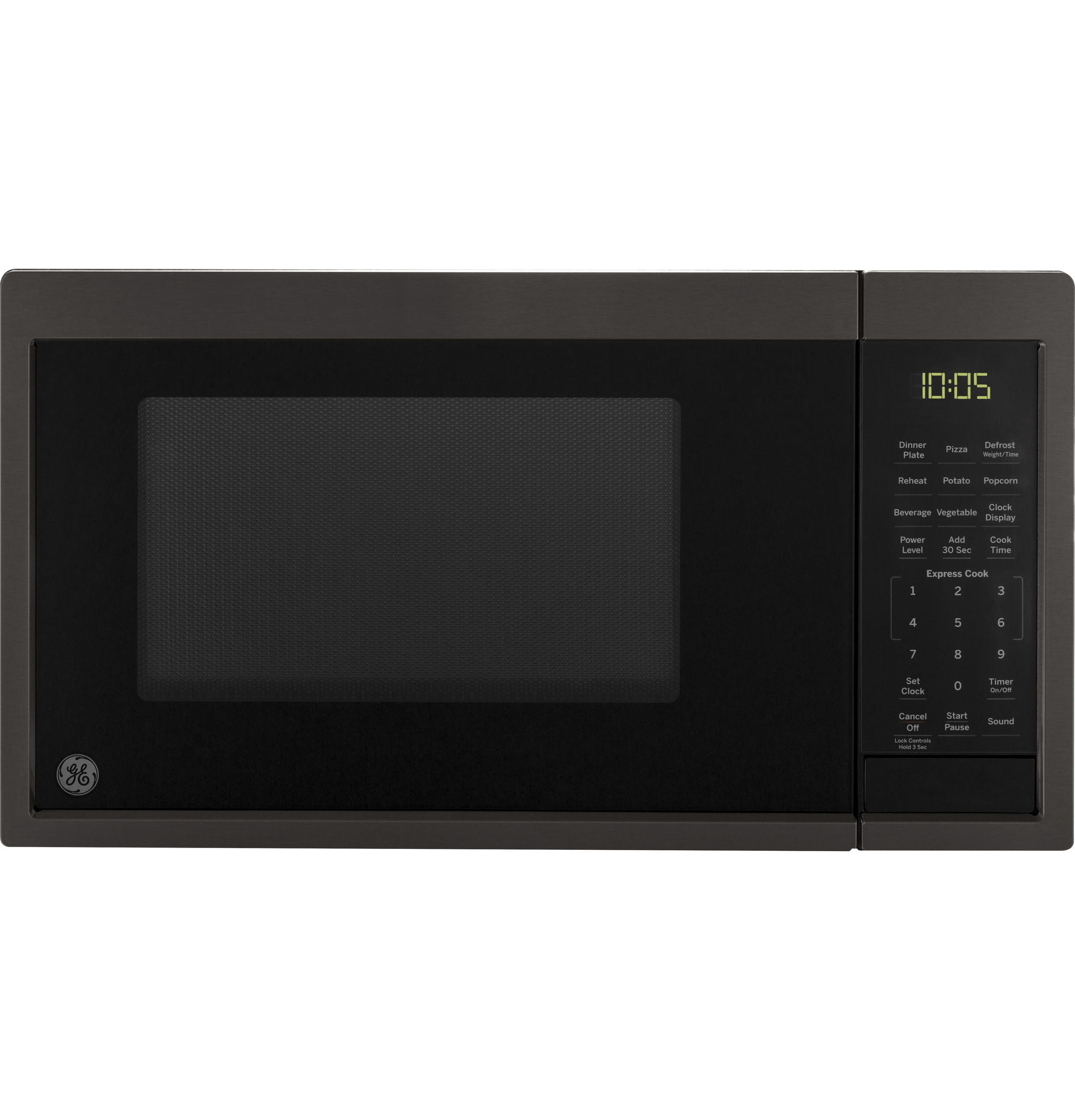 GENERAL ELECTRIC 0.9 Cu. Ft. Capacity Countertop Microwave Oven, Black  Stainless - Walmart.com
