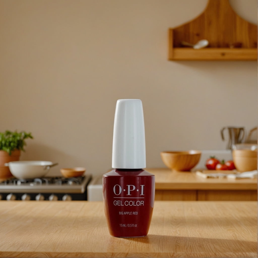 OPI GelColor Gel Nail Polish, Big Apple Red, 0.25 Fl Oz