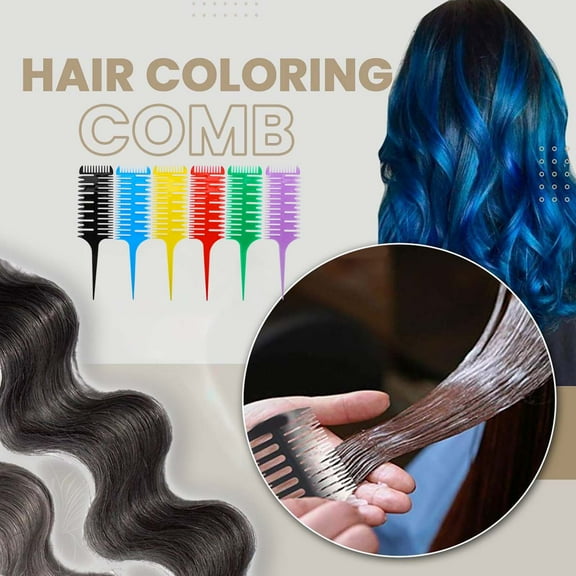 QIPOPIQ Clearance Combs Combs Fine Tooth Double-sided Wide Highlighting Comb Hairdressing Comb Hairtool