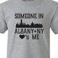 thumbnail image 4 of Inktastic Albany New York Skyline Someone Loves Me Youth T-Shirt, 4 of 5