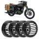 thumbnail image 4 of Set of 4 CNC Retro Turn Signal Guards for Royal Enfield Classic 500, 4 of 4