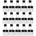 thumbnail image 3 of OUNONA 50-Pack Clear Small Sample Bottles with Screw Caps, Empty Portable Liquid Containers for Travel and Storage, 3 of 7