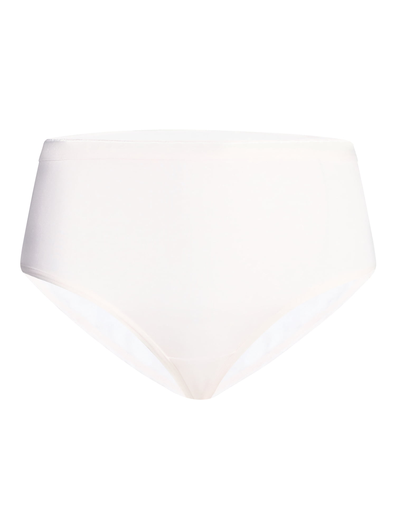 Joyspun Women's Cotton-Blend Brief Panties, 6-Pack, Sizes S-XXXL